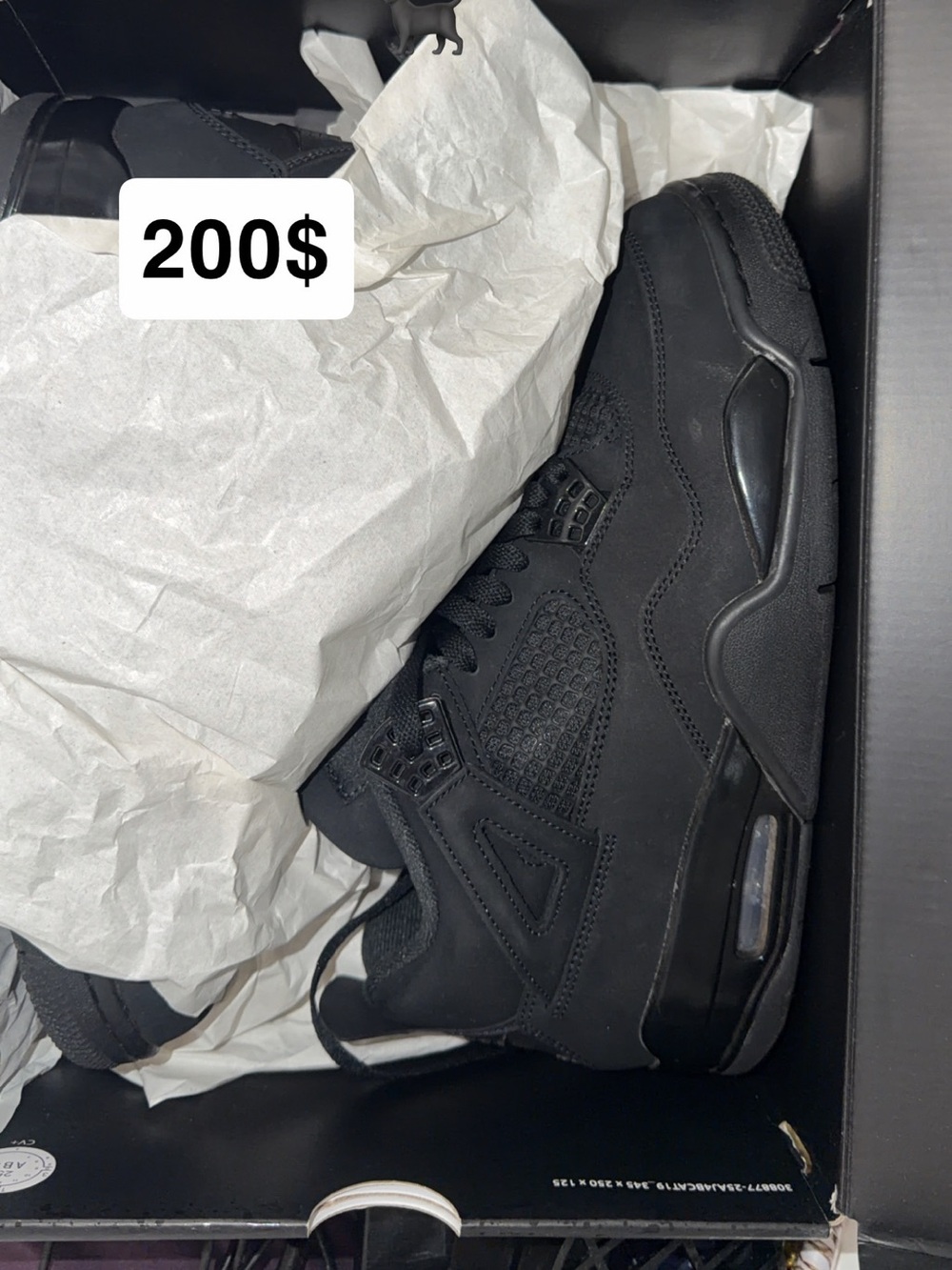 Men’s Jordan 4 black cat
